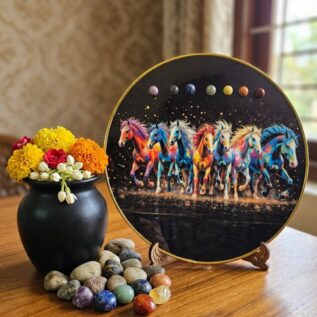 7 DIFFERENT-COLORED HORSES